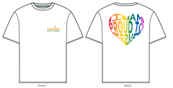 Pride Month Tshirt - White